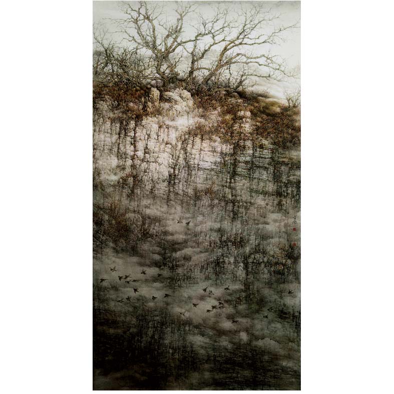 ���������Խ��_   ֽ����2010�ꡢ90�~170cm   �й���Эȫ��ɽˮ��չ�����㽱����߽���