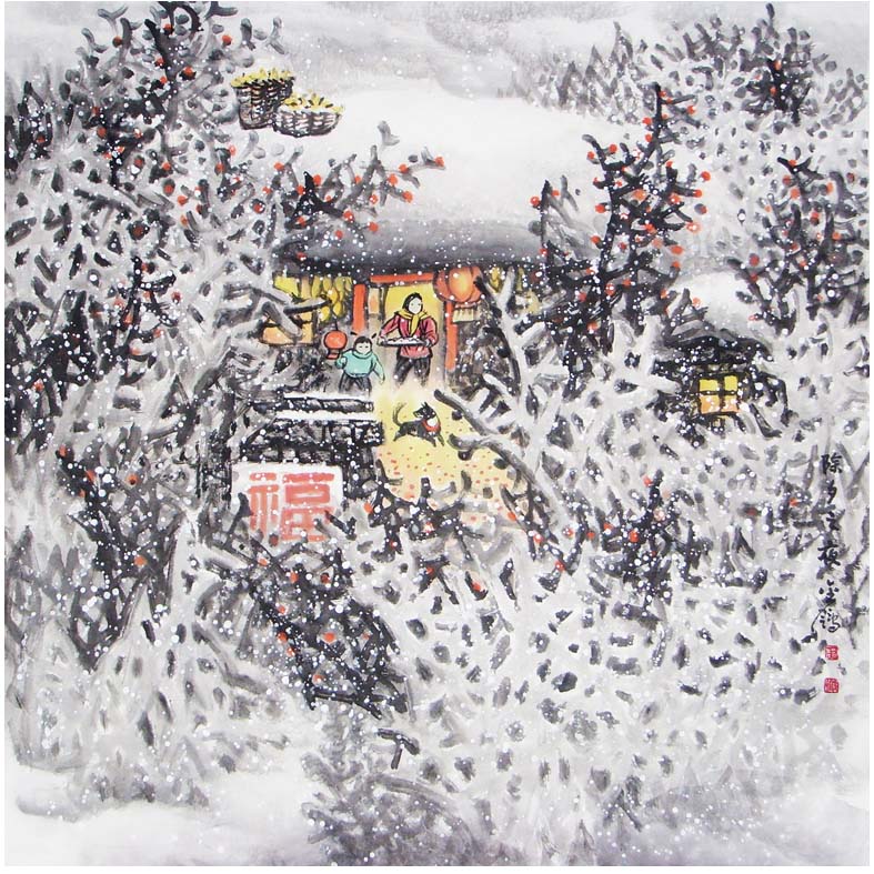 ����Ϧ֮ҹ��69x69cm�Խ��_